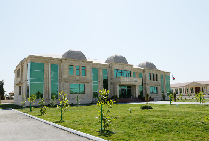 Azerbaijani president reviews new office building of Fuzuli region Executive Authority