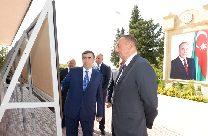 Prezident İlham Əliyev Füzulidə Mil-Muğan hidroqovşağının fəaliyyəti ilə tanış olub  (FOTO)
