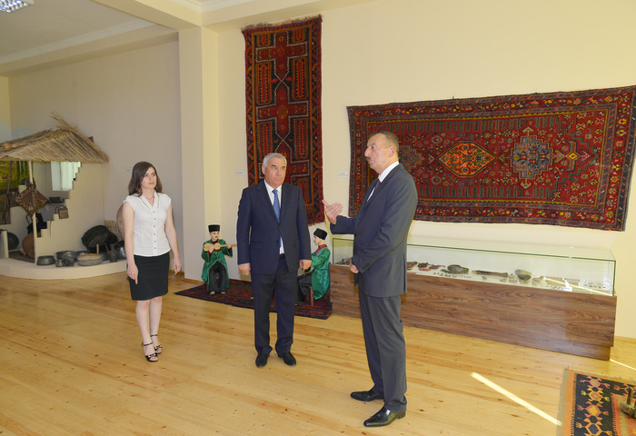 Prezident İlham Əliyev Füzuli rayon Tarix-Diyarşünaslıq Muzeyinin açılışında iştirak edib (FOTO)