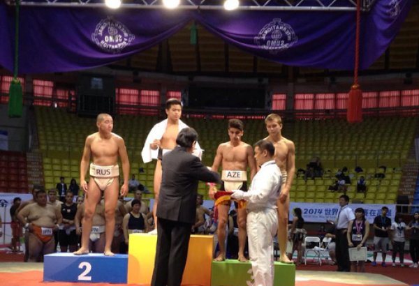 Азербайджанский юниор завоевал бронзу Чемпионата мира по сумо (ФОТО)