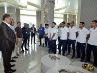 Azad Rəhimov Dünya Çimərlik Futbolu Təşkilatının vitse-prezidenti ilə görüşüb (FOTO)