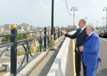 Prezident İlham Əliyev Bakıda növbəti yol qovşağının açılışında iştirak edib (FOTO)