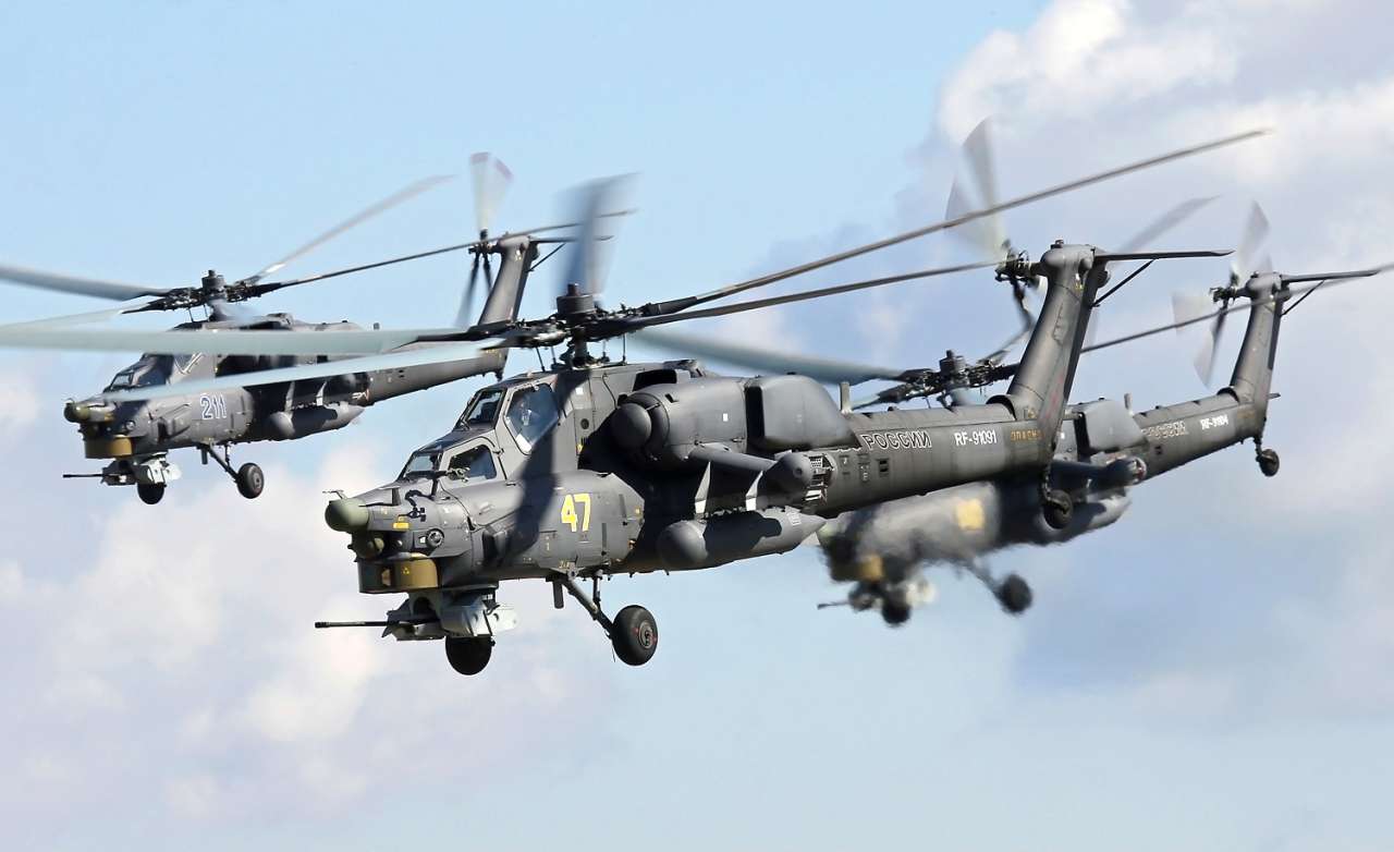В Ирак доставлена партия российских ударных вертолетов