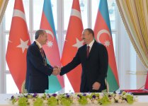 Президент Турции награжден орденом «Гейдар Алиев» (ФОТО)