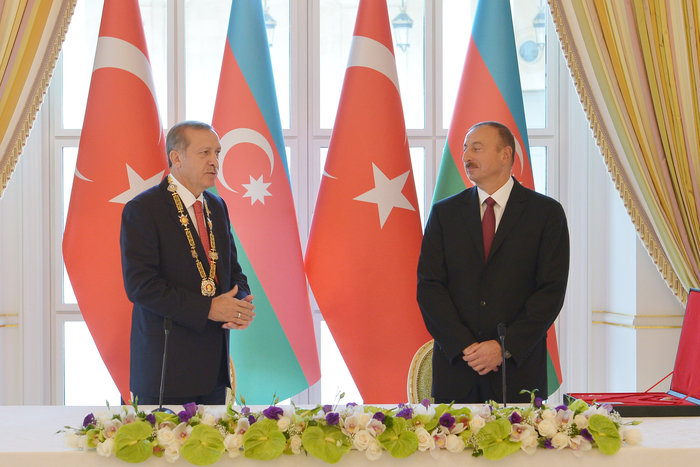 Президент Турции награжден орденом «Гейдар Алиев» (ФОТО)