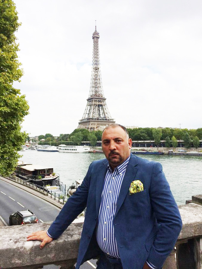 Бахрам Багирзаде снимается в рекламном ролике французской компании в Париже (ФОТО)