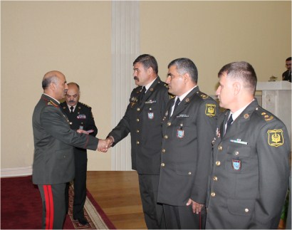Группа военнослужащих Внутренних войск Азербайджана награждена медалями