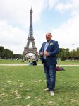 Бахрам Багирзаде снимается в рекламном ролике французской компании в Париже (ФОТО)