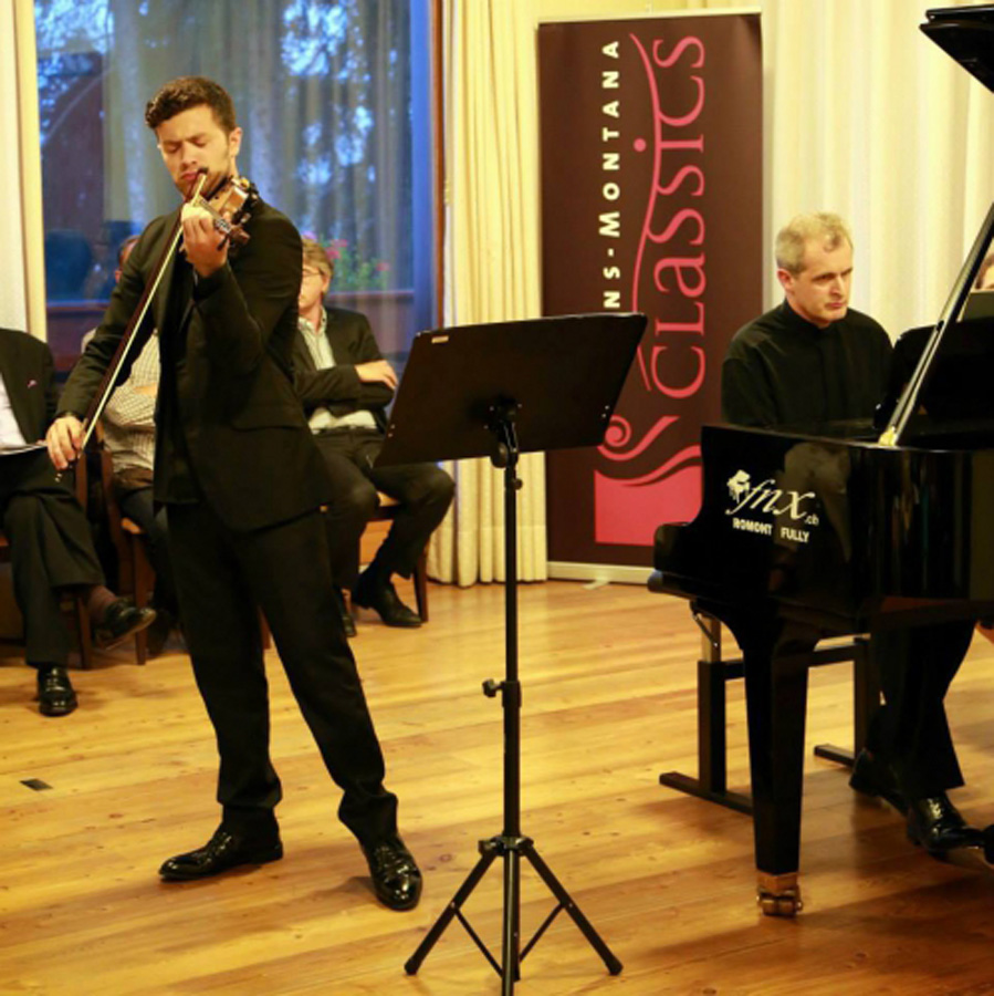 Азербайджанский скрипач принял участие в "Crans Montana Classics" в Швейцарии (ФОТО)