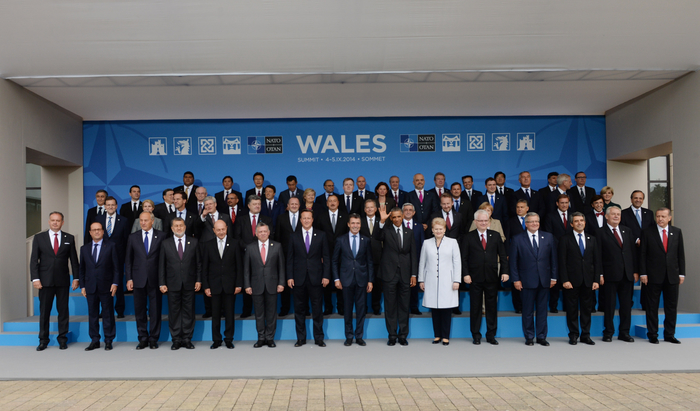 Президент Азербайджана выступил на саммите НАТО в Уэльсе (ФОТО)