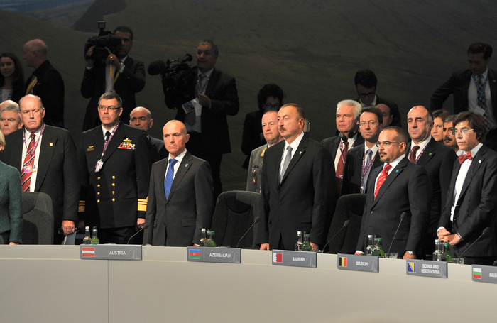 Prezident İlham Əliyev Uelsdə NATO-nun sammitində çıxış edib (FOTO)