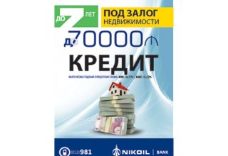 "NIKOIL Bank" – кредит до 70 тыс. манатов на семь лет!