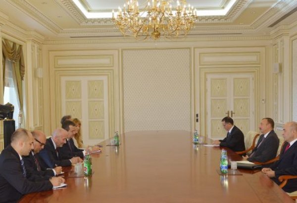 Azerbaijani president receives delegation led by Serbian deputy PM