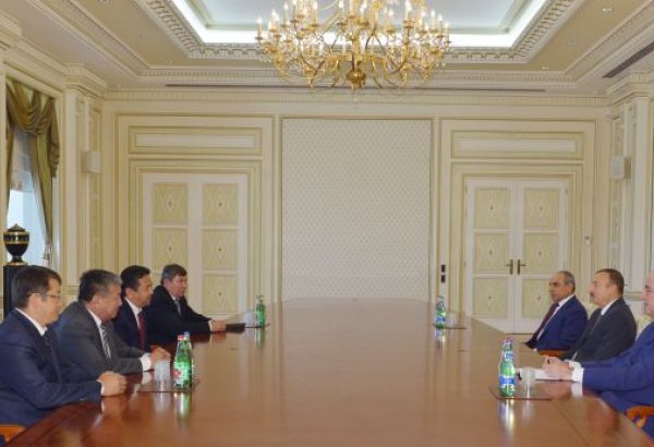 Azerbaijani president receives delegation led by Kyrgyzstan’s first deputy PM