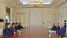 Президент Азербайджана принял делегацию во главе с первым вице-премьером Кыргызстана