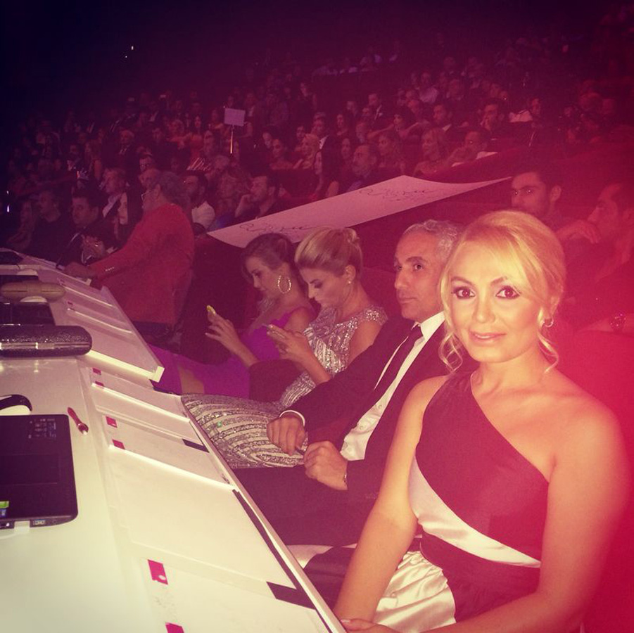 Нура Сури приняла участие в церемонии награждения "Miss Eurovision Türkiye 2014" (ФОТО)
