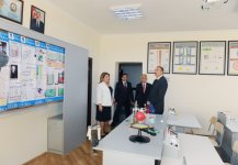 President Ilham Aliyev attended the opening of a new building of school No. 182 in Baku