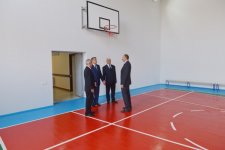 President Ilham Aliyev attended the opening of a new buildings of schools No. 84 in Baku