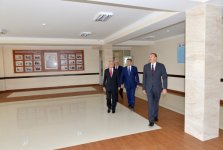 President Ilham Aliyev attended the opening of a new buildings of schools No. 84 in Baku