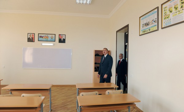 President Ilham Aliyev reviewed school-lyceum No. 72 and secondary school No. 80 in Baku