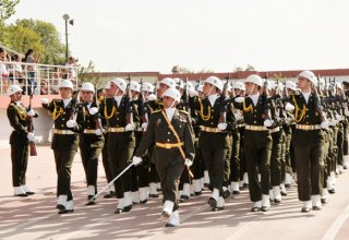 В Высшей военной школе имени Гейдара Алиева состоялась церемония присяги курсантов (ФОТО)
