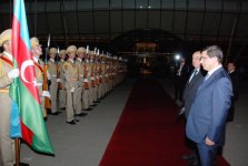 Премьер-министр Турции Ахмет Давудоглу прибыл в Азербайджан с официальным визитом (ФОТО)