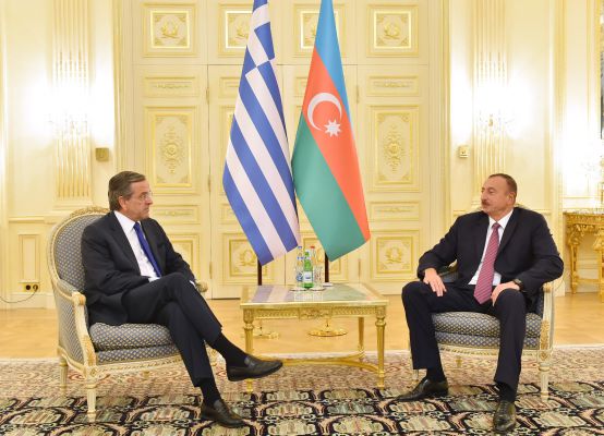 Prezident İlham Əliyev ilə Yunanıstanın Baş nazirinin təkbətək görüşü olub (FOTO)