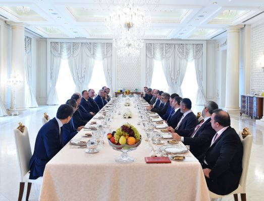 Baku hosts dinner reception in honor of Turkish PM (PHOTO)