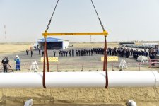 Aliyev attends Southern Gas Corridor groundbreaking ceremony (PHOTO)