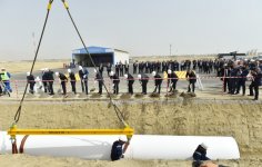 Aliyev attends Southern Gas Corridor groundbreaking ceremony (PHOTO)