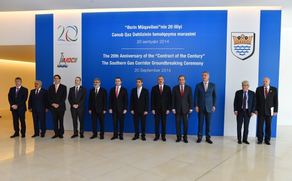 Aliyev says no losers in Southern Gas Corridor's launch