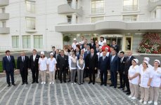 Президент Ильхам Алиев принял участие в открытии в Габале комплекса «Кавказ Енгиджа Термал Отель и СПА» (ФОТО)