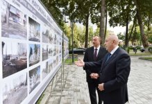 Ilham Aliyev observes Ismayilli District Executive Authority office after overhaul (PHOTO) - Gallery Thumbnail