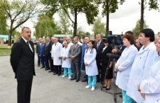 Ilham Aliyev observes Ismayıllı District Central Hospital after overhaul (PHOTO) - Gallery Thumbnail