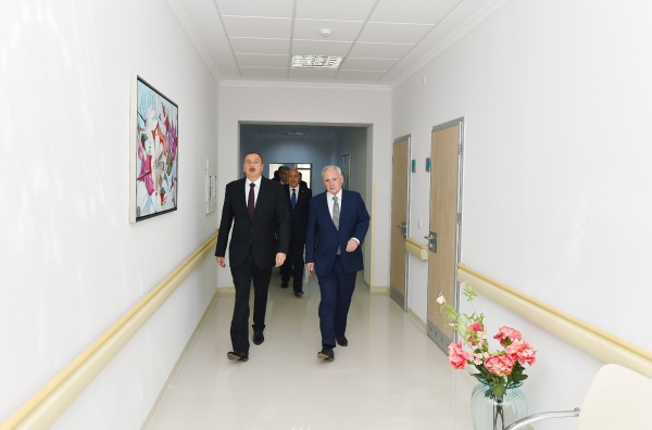 Ilham Aliyev observes Ismayıllı District Central Hospital after overhaul (PHOTO)