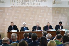 President Aliyev: Partnership  is key to security in Caspian Sea (PHOTO)