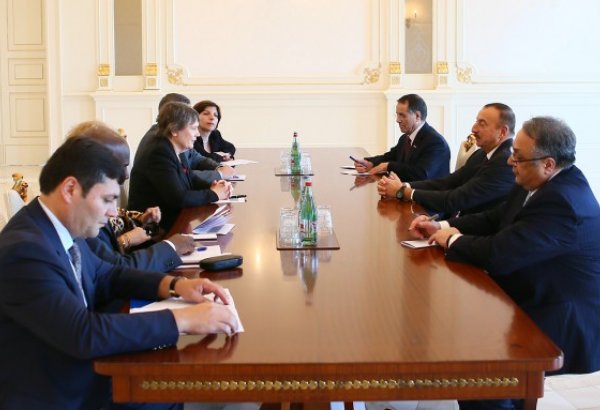President Aliyev meets with delegation led by UNDP administrator