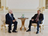 President Aliyev receives Italy’s former PM, Estonia’s ex-president