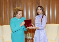 Mehriban Əliyeva MDB Parlamentlərarası Assambleyasının əməkdaşlığa görə ali mükafatına layiq görülüb (FOTO)