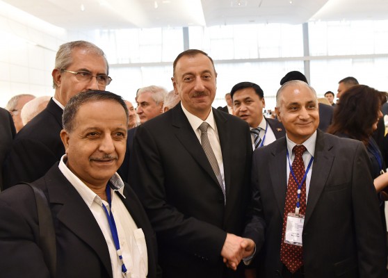 Dinner reception hosted on behalf of Azerbaijani President in honor of fourth Baku International Humanitarian Forum participants (PHOTO)