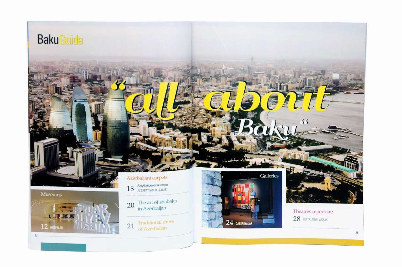 Вышел в свет октябрьский номер каталога-путеводителя "Baku Guide" (ФОТО)