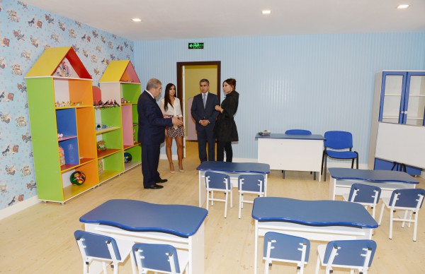 Первая леди Азербайджана Мехрибан Алиева приняла участие в открытии нового детского сада-яслей в Ясамальском районе (ФОТО)