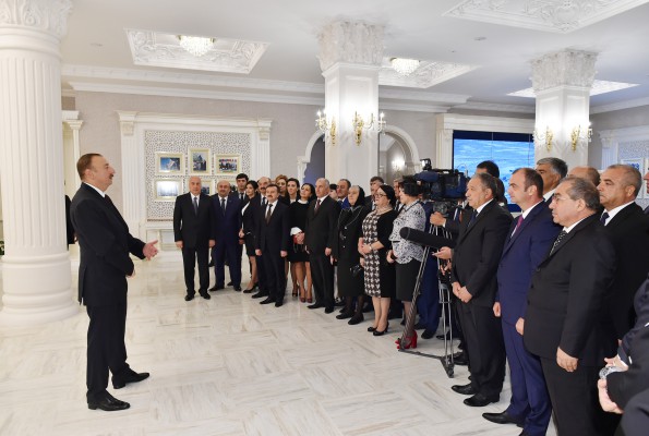 Президент Азербайджана принял участие в открытии Центра Гейдара Алиева в Хырдалане (ФОТО)