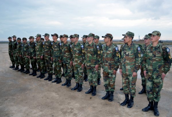 Another group of Azerbaijani peacekeepers leave for Afghanistan (PHOTO)