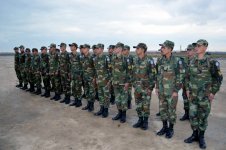 Очередная группа азербайджанских миротворцев отправилась в Афганистан (ФОТО)