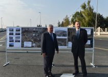Prezident İlham Əliyev Qala-Pirallahı avtomobil yolunun birinci hissəsinin açılışında iştirak edib  (FOTO)