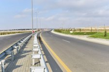 Президент Азербайджана принял участие в открытии первого участка автодороги Гала-Пираллахи (ФОТО)