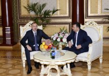 Президент Азербайджана Ильхам Алиев прибыл с официальным визитом в Таджикистан (ФОТО)