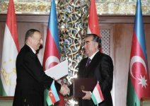 Azərbaycan-Tacikistan sənədləri imzalanıb (FOTO)