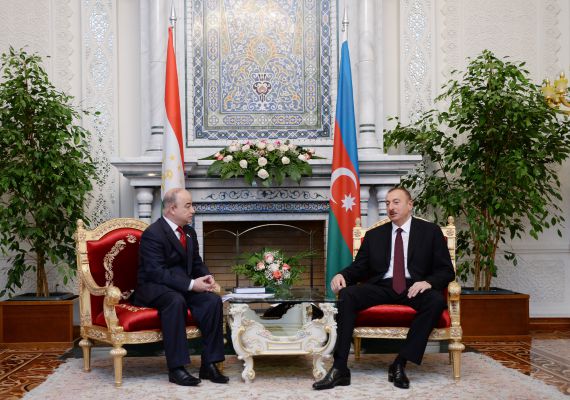 President Ilham Aliyev meets with Speaker of Lower House of Majlisi Oli of Tajikistan